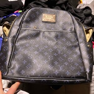 Louis Vuitton Dark Blue Monogram Backpack